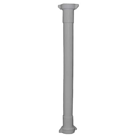 Larsen Supply Co 03-4347 1.25 x 16 in. White PVC Lavatory Drain Extension 660946